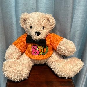 Vermont Teddy Bear Friend for Life Halloween "Boo" Teddy Bear  17” plush